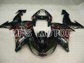 Kawasaki NINJA ZX10R 2006-2007 Injection ABS Fairing - Flame - Black - MFS3999